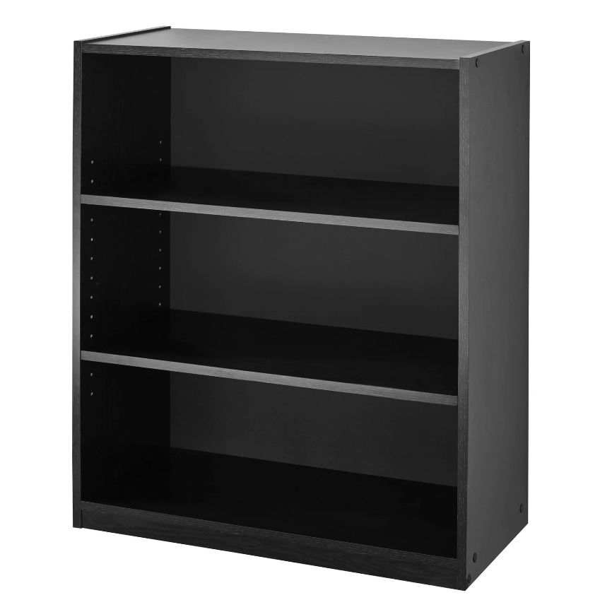 Mainstays 3-Shelf Bookcase with Adjustable Shelves