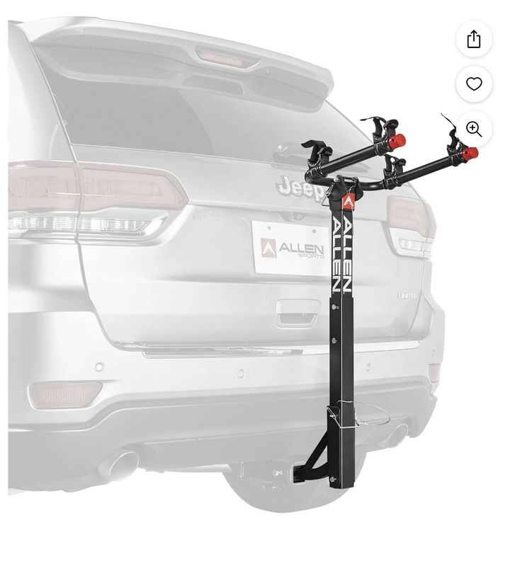 Allen Sports 522RR-R Deluxe Automobile 2 Bike Hitch Rack Black