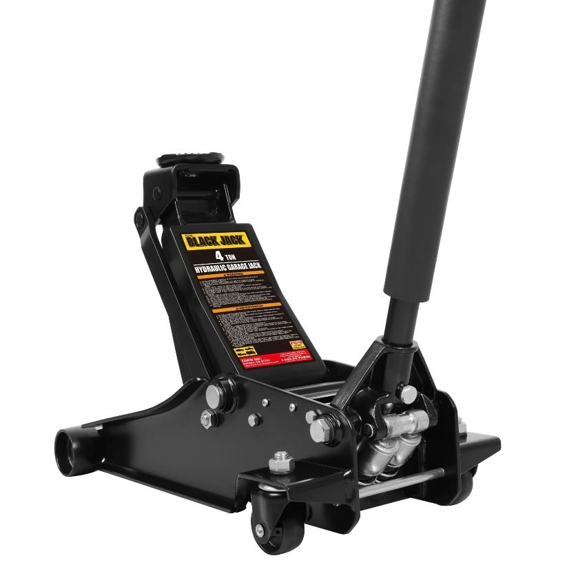 Black Jack - 4 Ton Heavy Duty Garage Jack, Dual Pump
