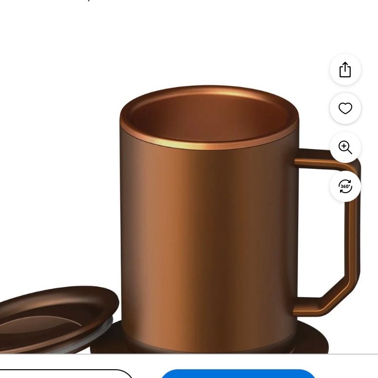 ionMug Self Heating Coffee Mug with Lid