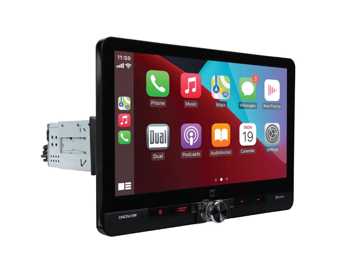DUAL 10.1” media receiver 1 or 2 DIN