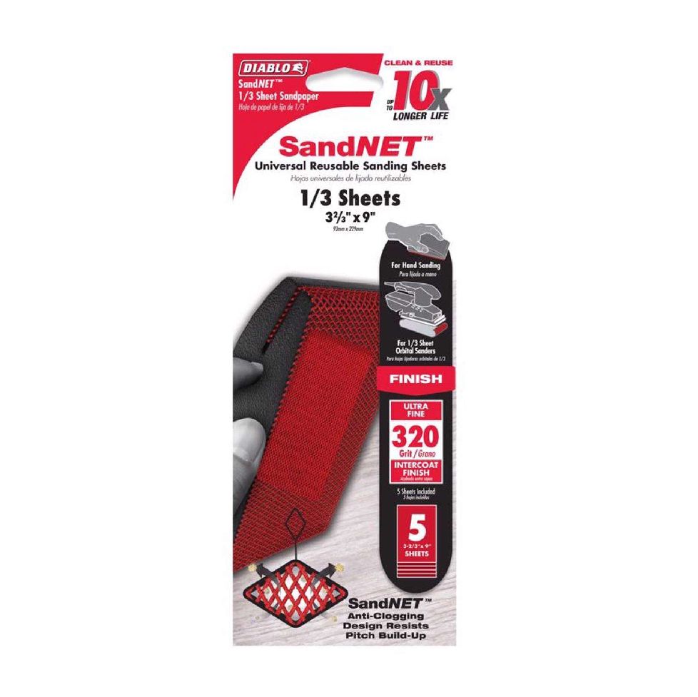 SandNET Reusable Sanding Sheet 320 Grit
