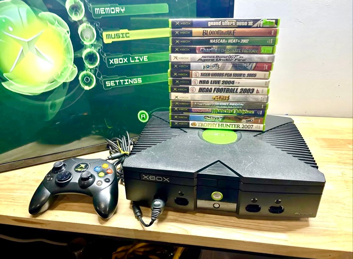 Original Xbox, 1 controller, 14 games bundle