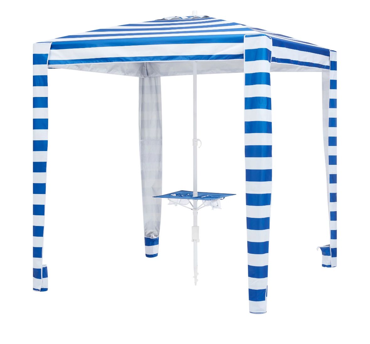 MS 6FT beach umbrella with cup holders
