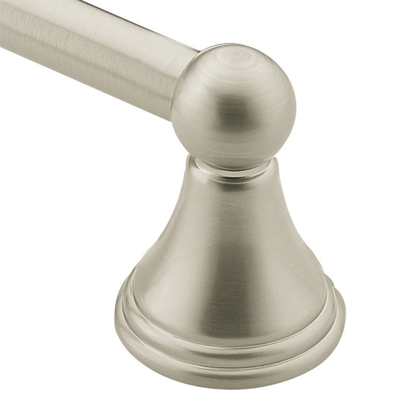 Moen Preston Towel Bar 18 Brushed Nickel DN8418BN