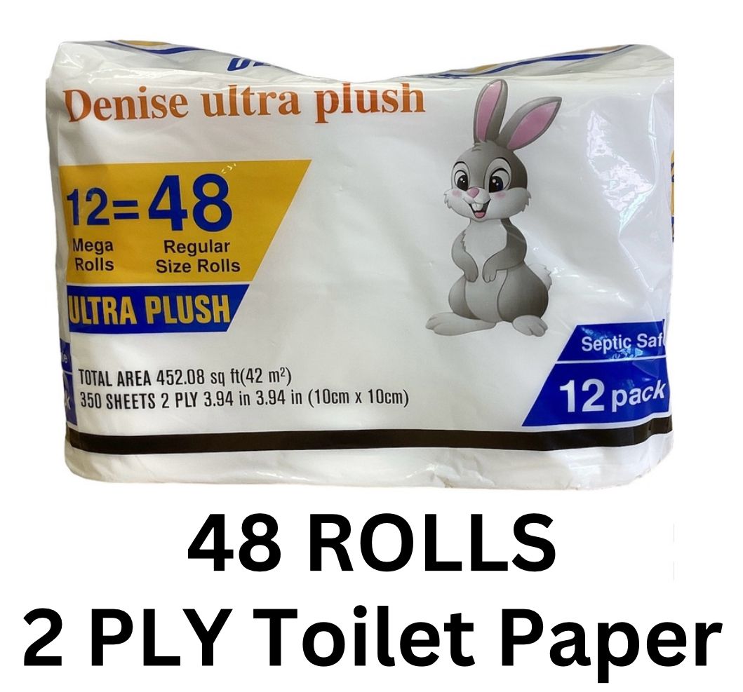 2 PLY Toilet Paper 48 rolls
