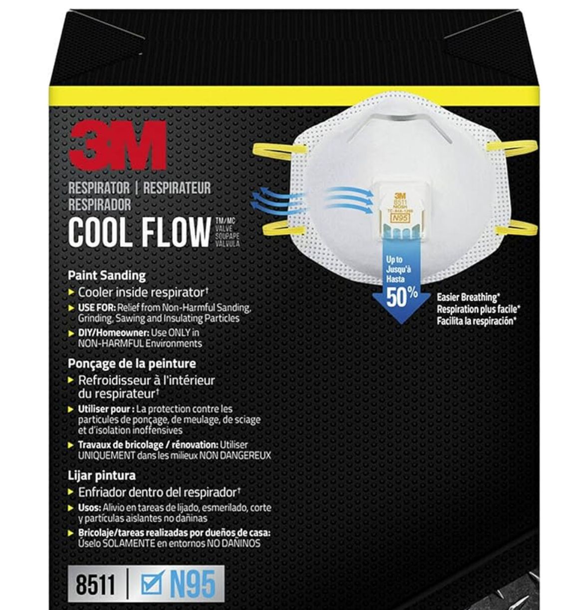 3m N95 cool flow Pro Repirators 40 count