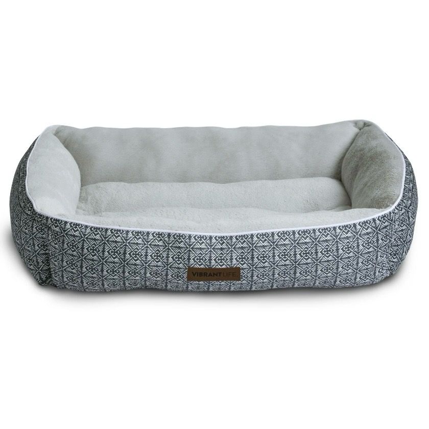 Vibrant Life Lounger Pet Bed, Large, 36 x 27