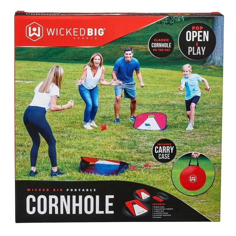Wicked Big Sports 3ft x 2ft Collapsible Vinyl Cornhole Game