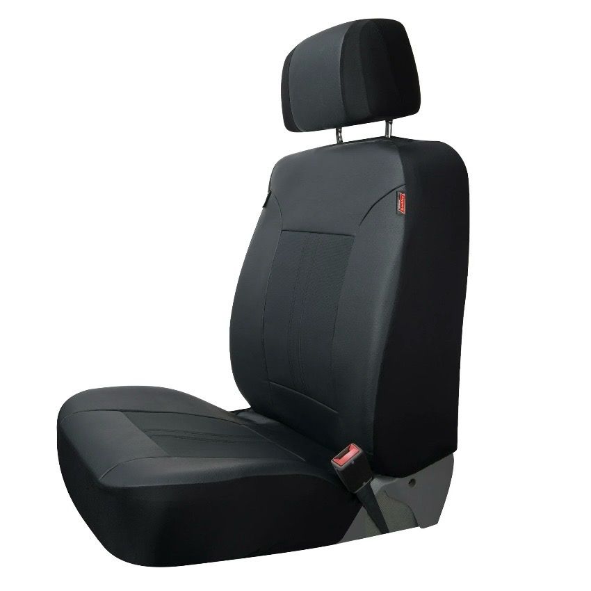 Genuine Dickies 3-Piece Black Car Seat Covers