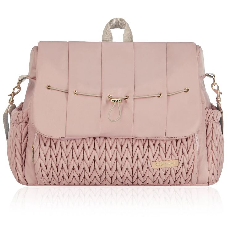 Convertible diaper backpack and messenger bag