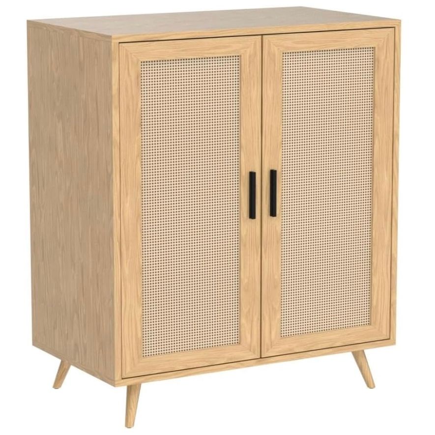 Rattan Decor Storage Cabinet