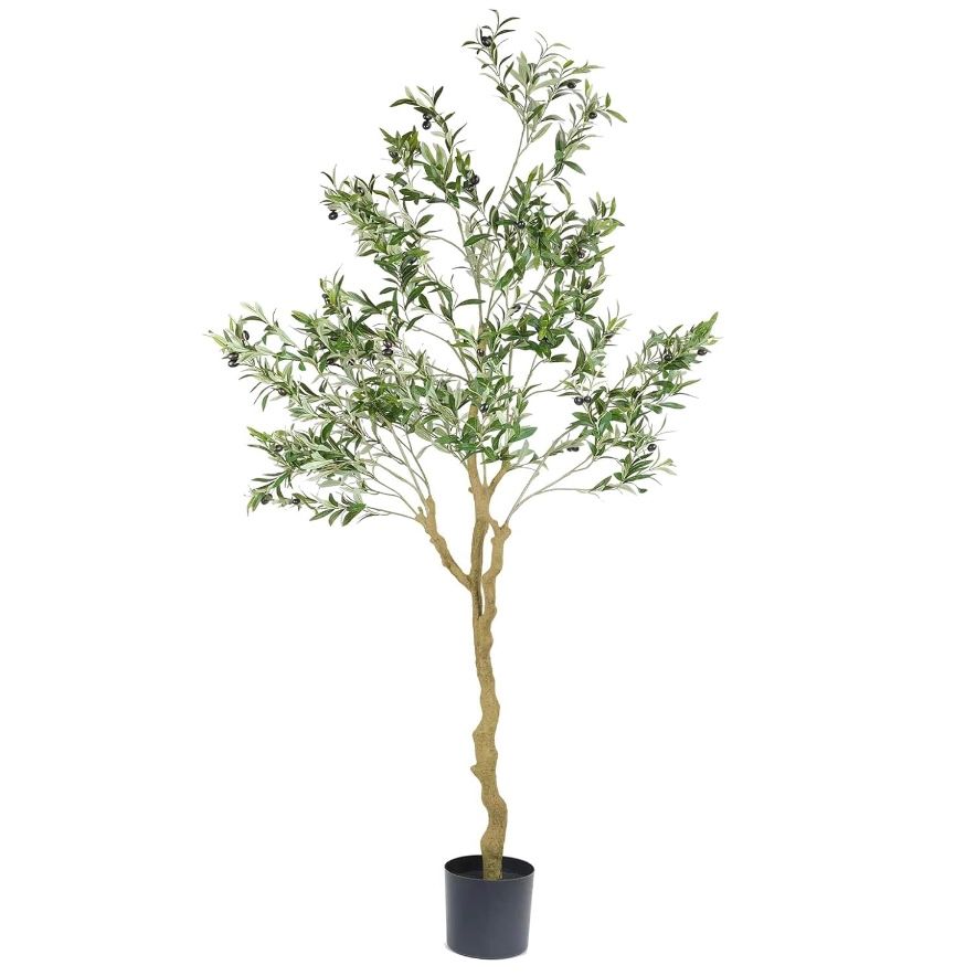 6ft Artificial Faux Olive Tree