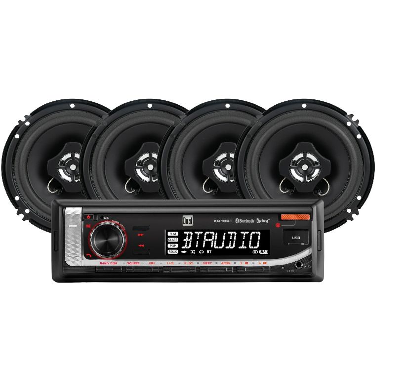 Car speaker and stereo COMBO PACK
