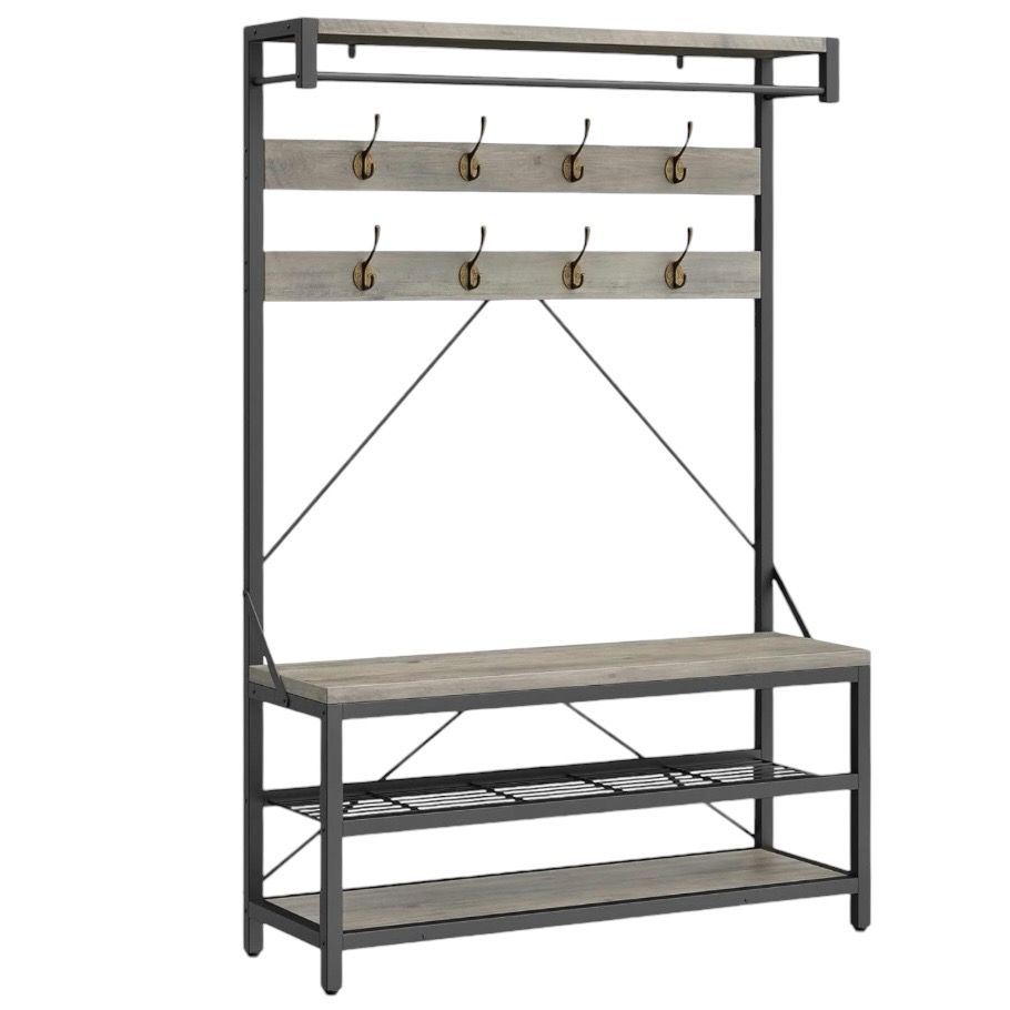 Coat Rack Shoe Bench