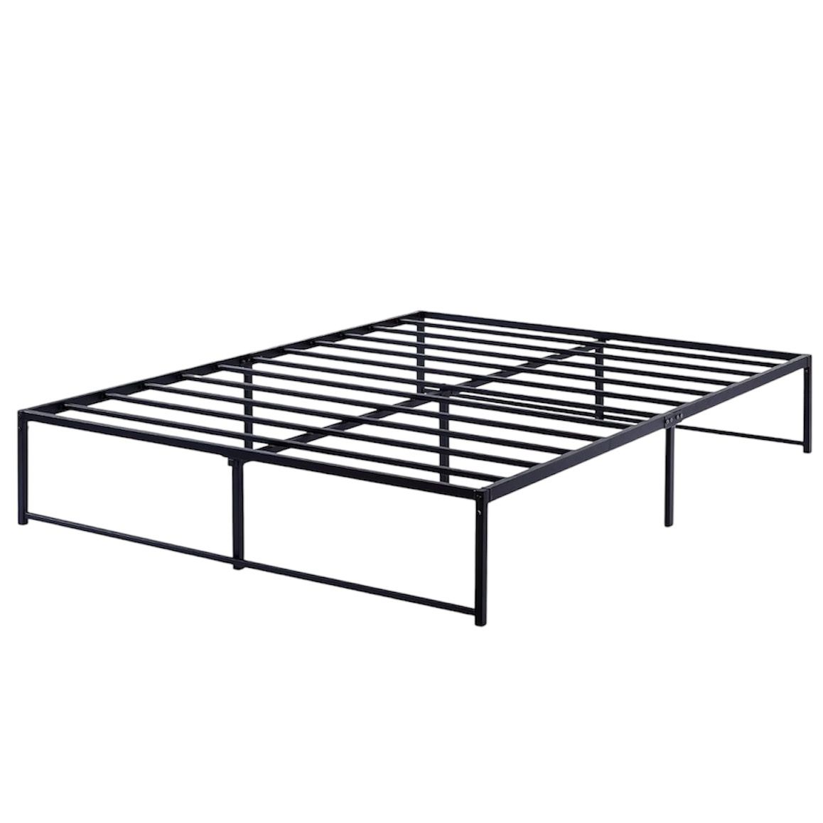 Metal Platform Bed Frame, Queen, Black