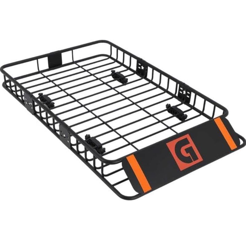 Universal roof rack with extension and travel bag 64x39