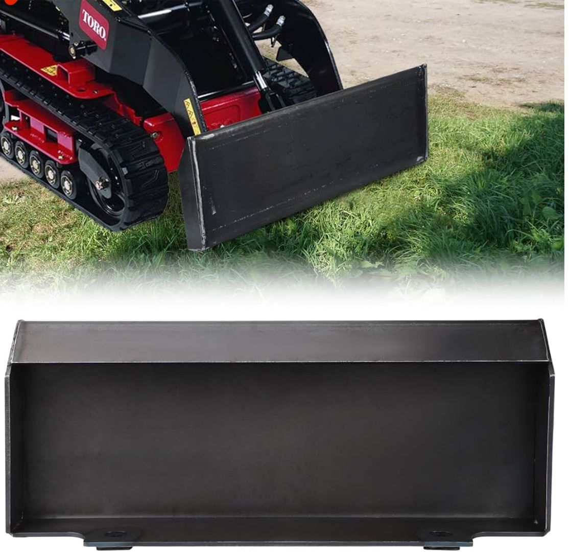 1/ 4 “ quick attachment skid steer mount plate