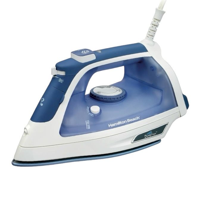 Hamilton Beach Full-Size Durathon Iron, White