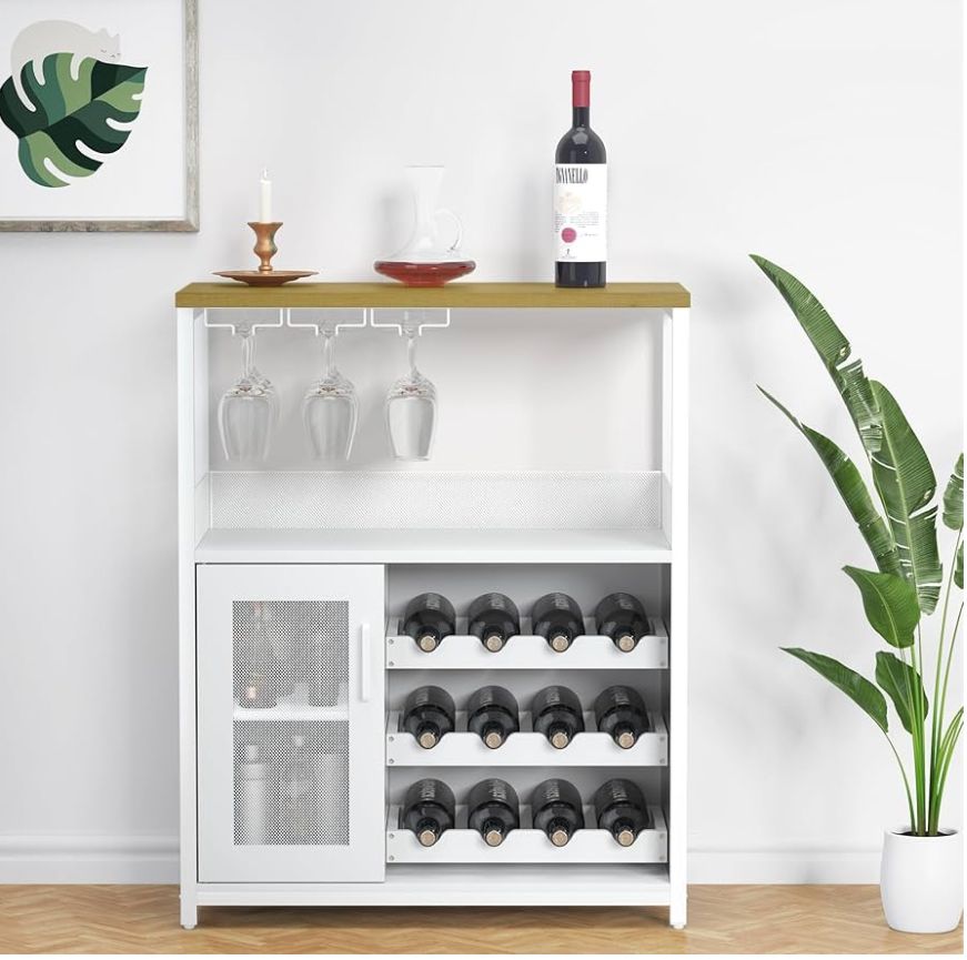 Wine bar cabinet