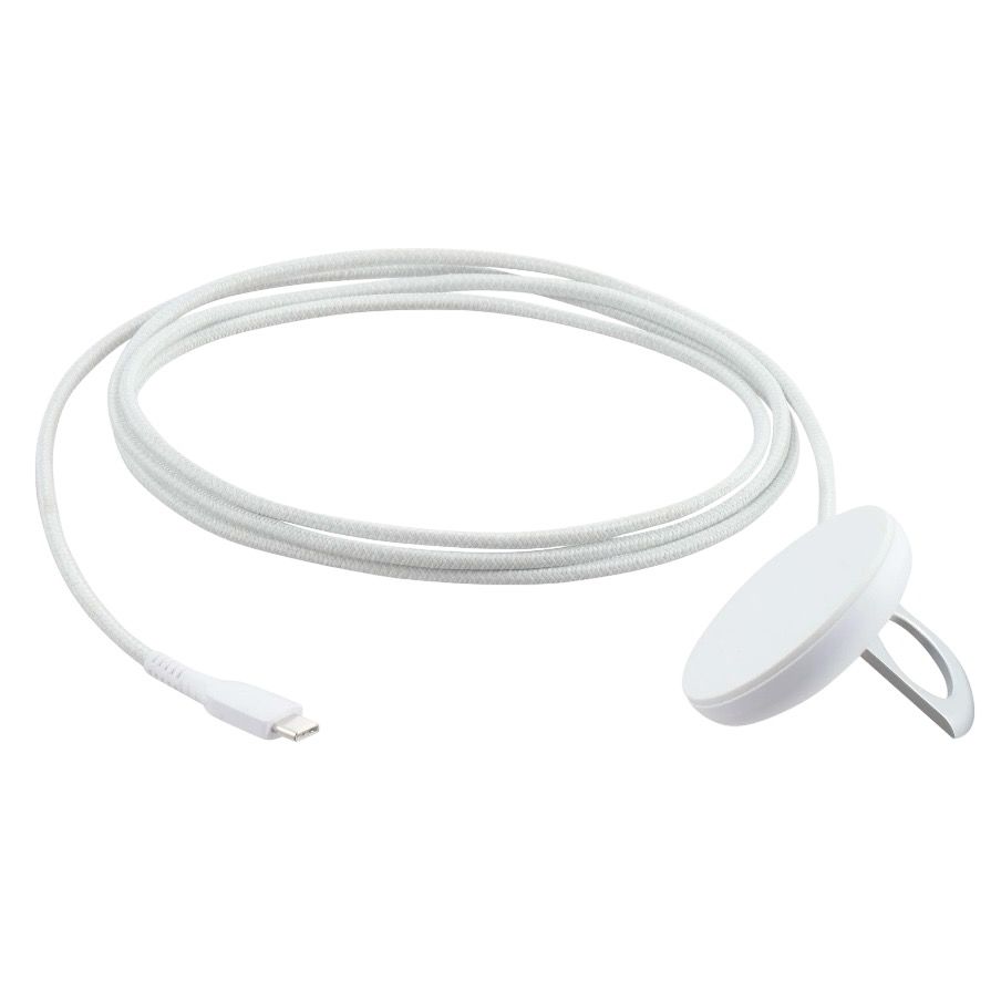 onn. Magnetic Wireless Charging Pad, 15W, White