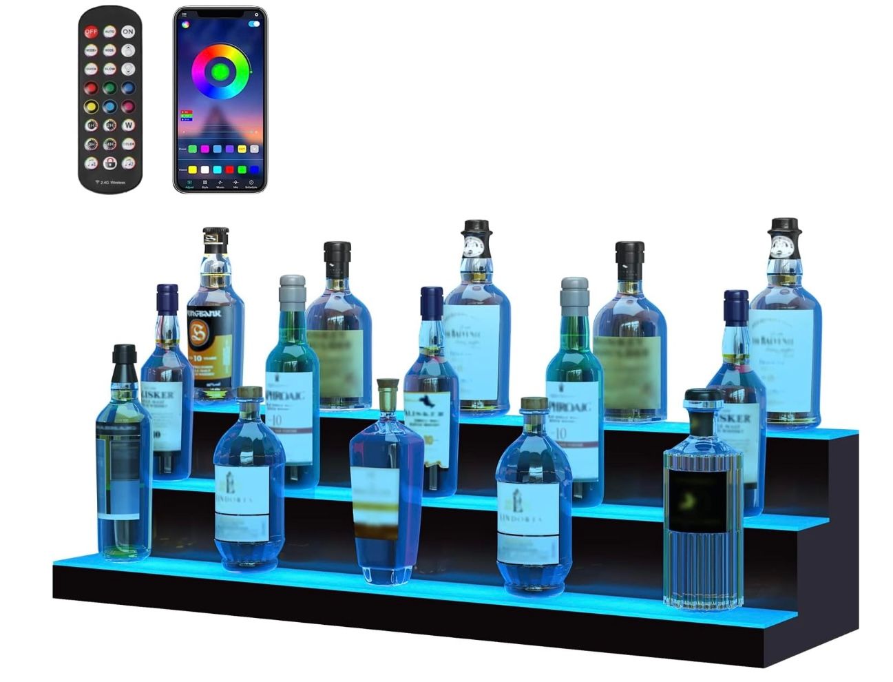 LED Lighted Liquor Display 40”