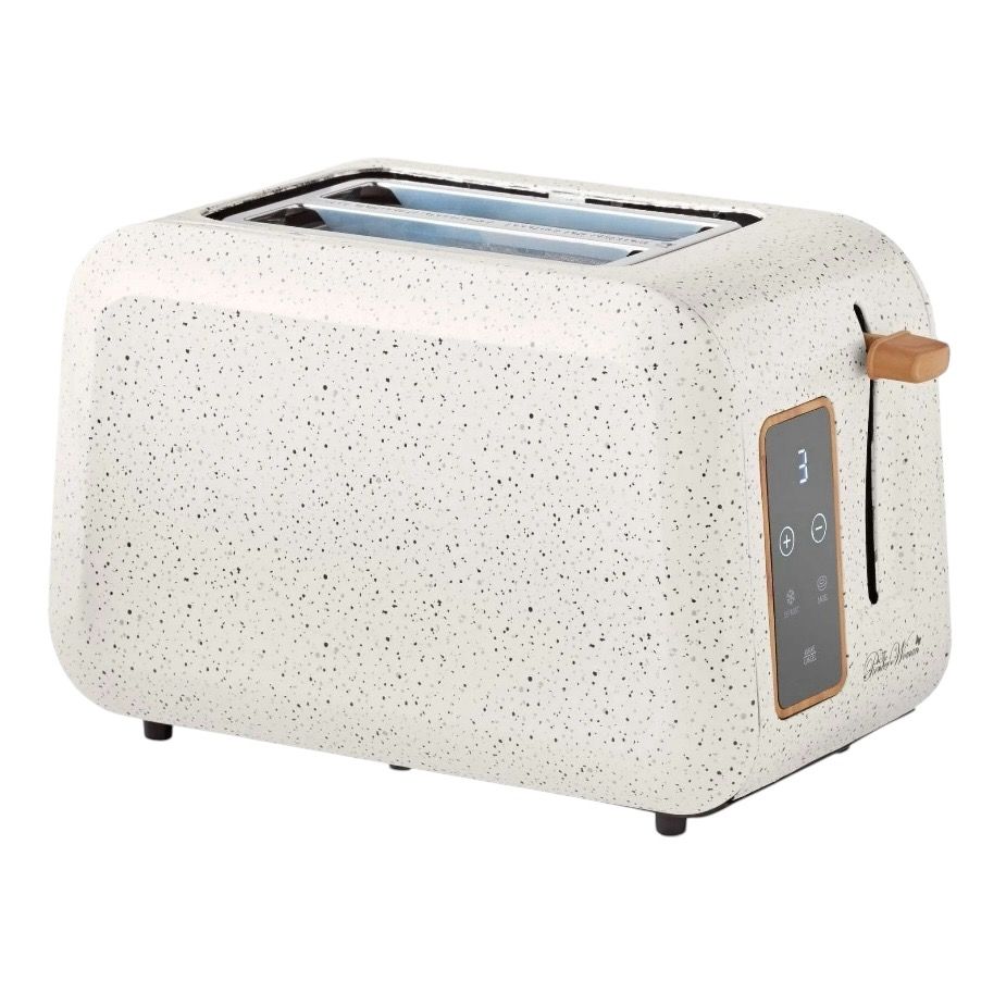 The Pioneer Woman Digital 2-Slice Toaster, Linen Speckle