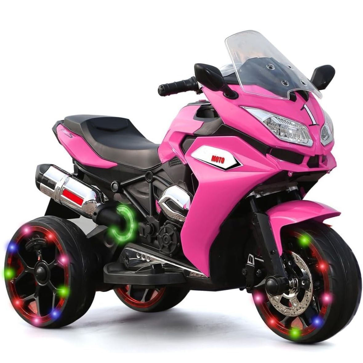 12v ride On electric tricycle W/ LED light wheels