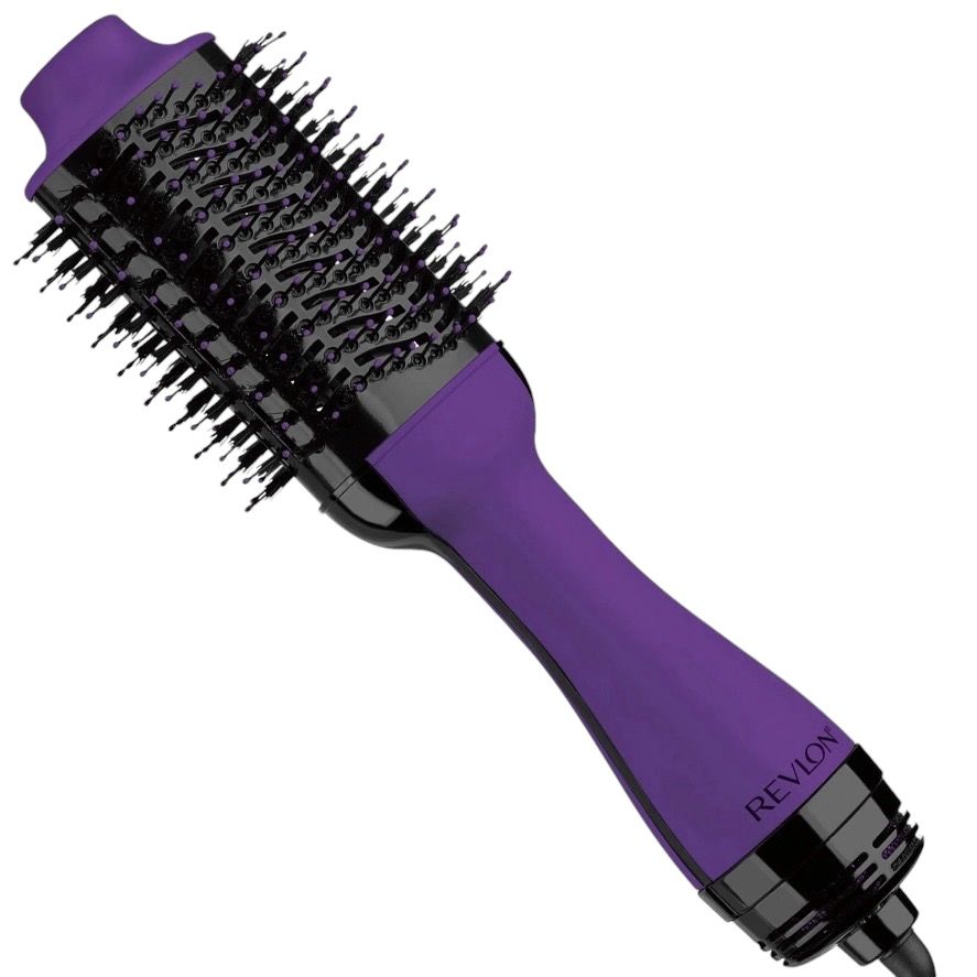 Revlon One-Step Hair Dryer &amp; Volumizer Hot Air Brush, Purple Blow Dryer