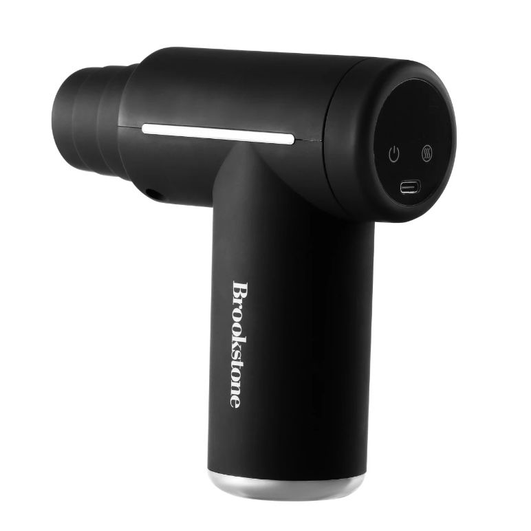 Brookstone Cordless Hot and Cold Percussion Massage Gun
