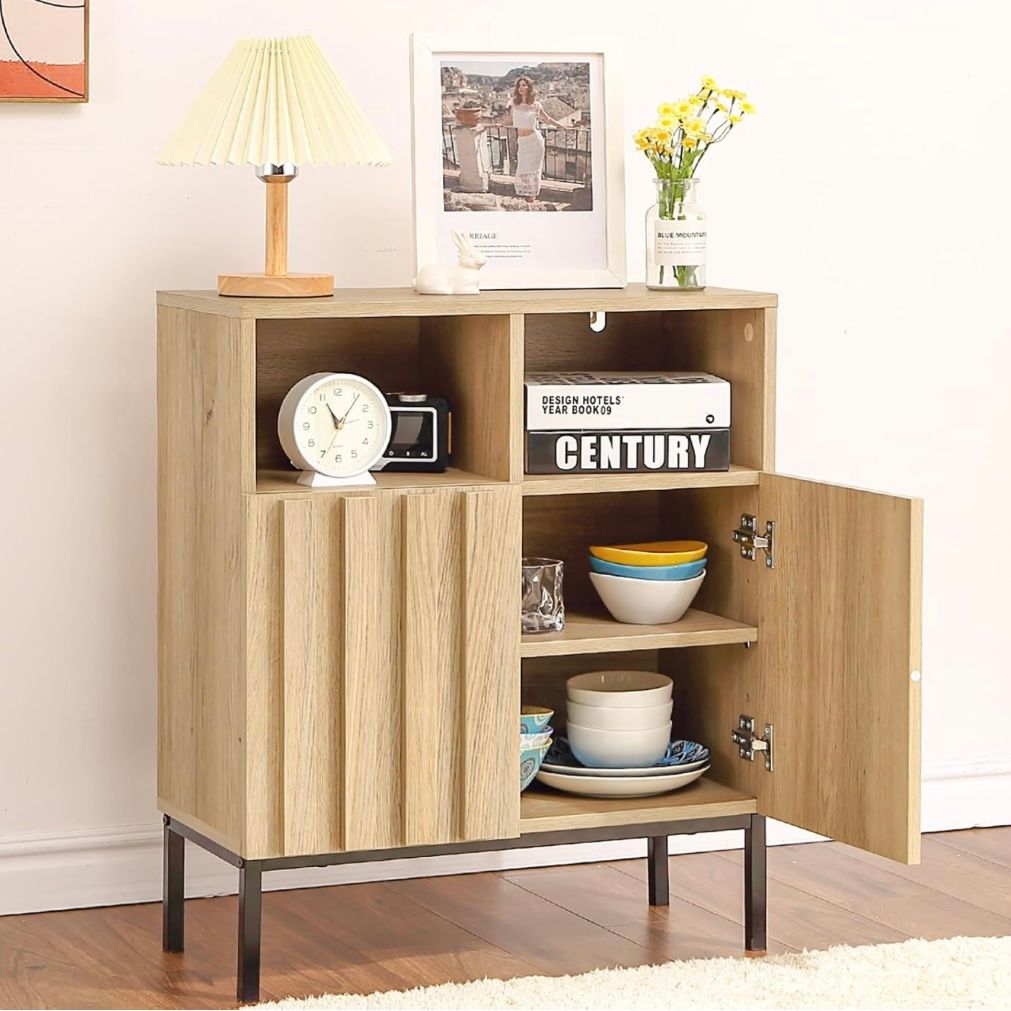 Wooden storage cabinet