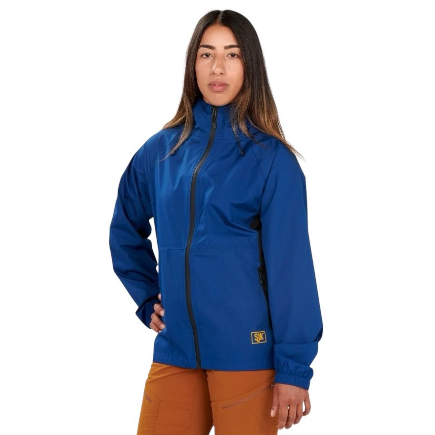 SJK Hydrotek Women&#39;s LG/XL Estate Blue Rain Jacket