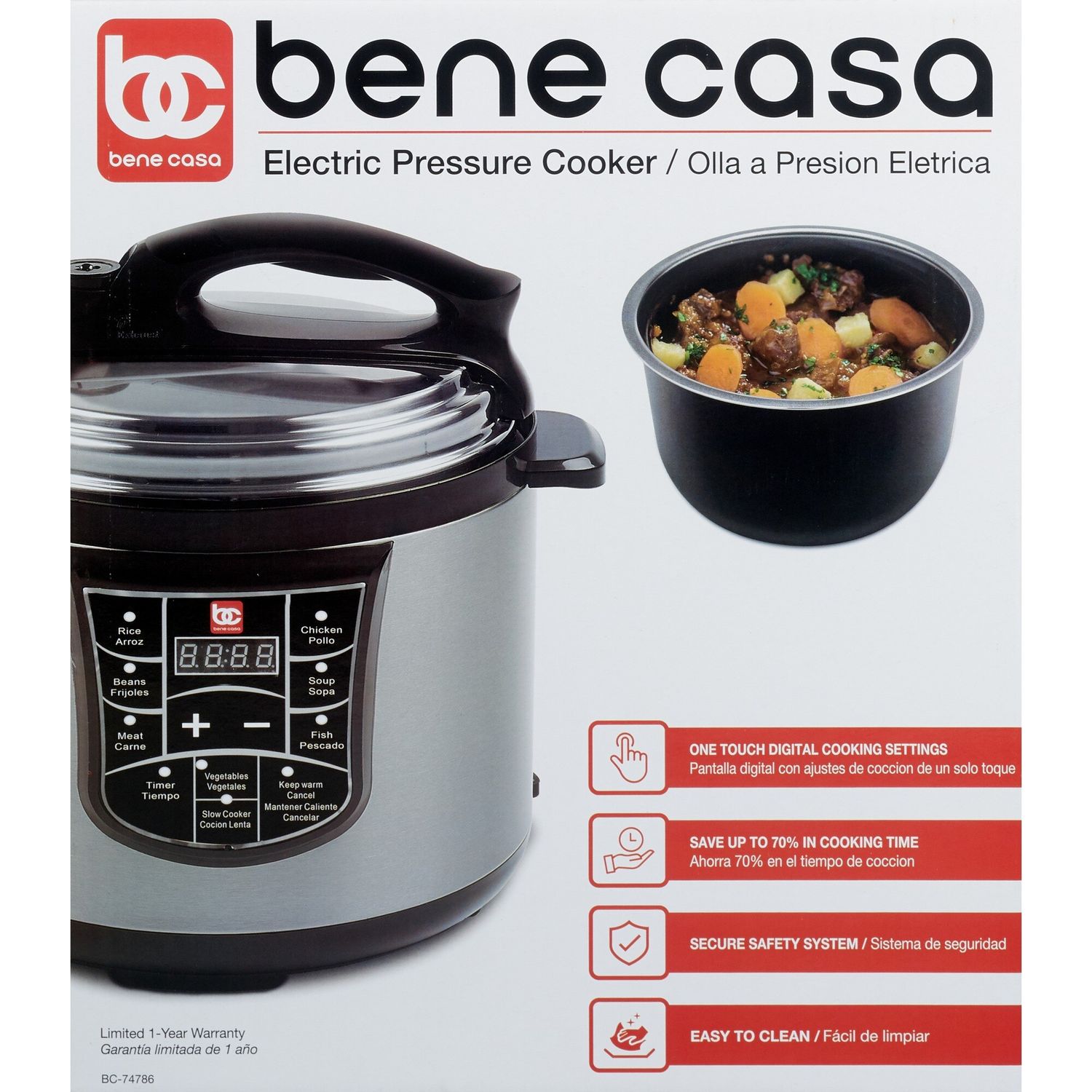 Bene Casa Electric Pressure Cooker