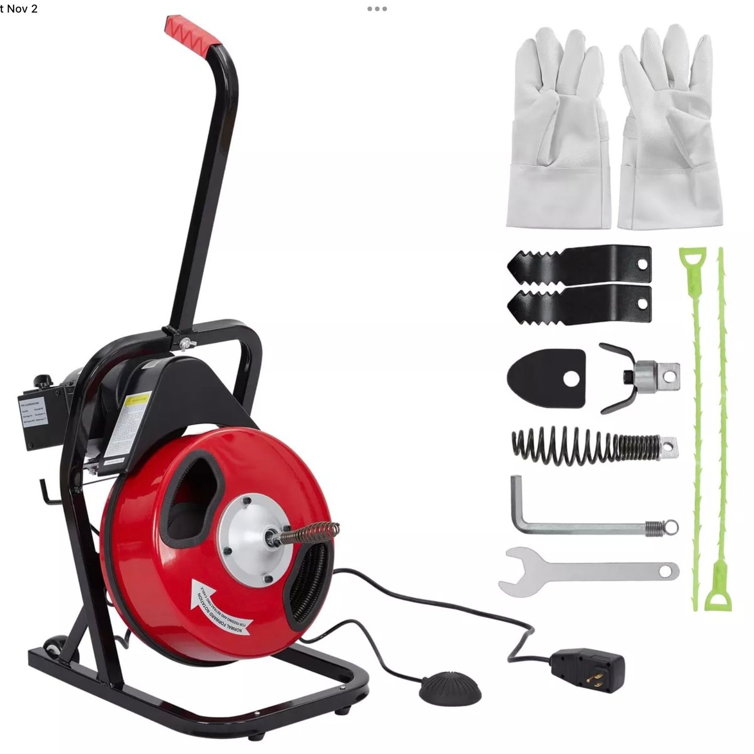 50 ft drain cleaner machine