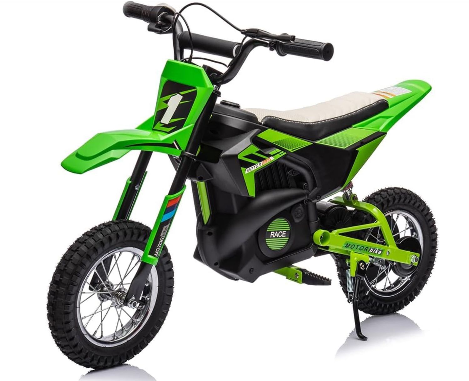 24V Electric Off-Road Motorcycle,250W Motor 13.6MPH 8+