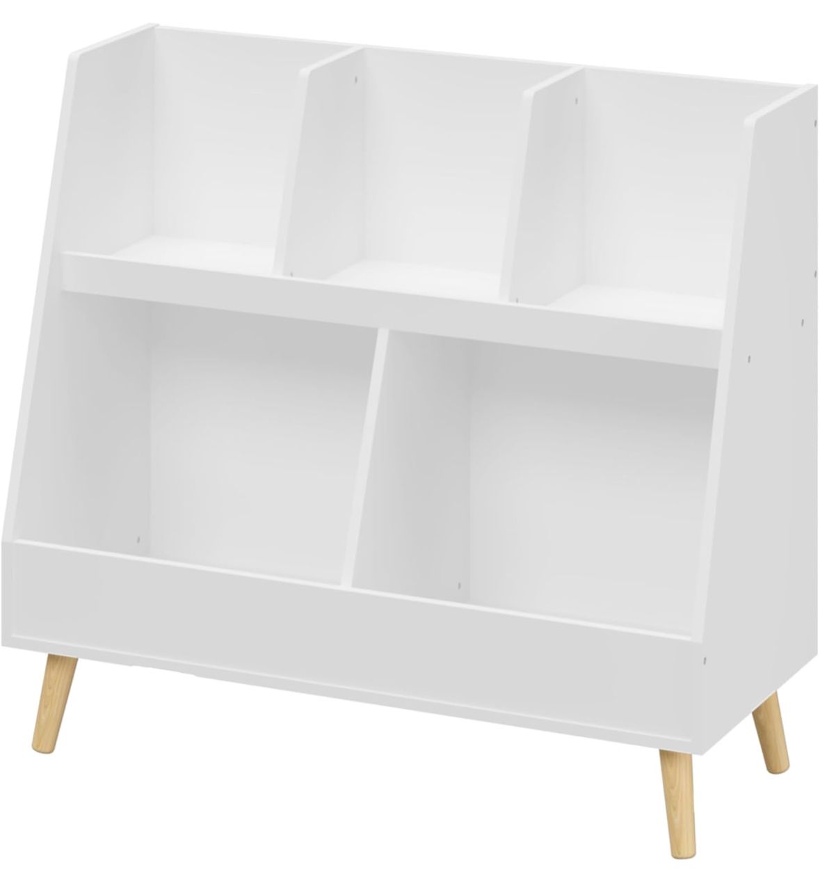 Kids toy organizer bookshelf