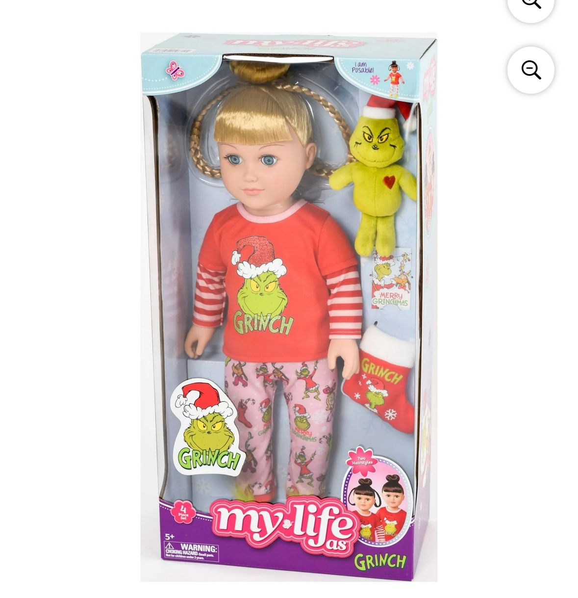 My life as grinch poseable 18in doll