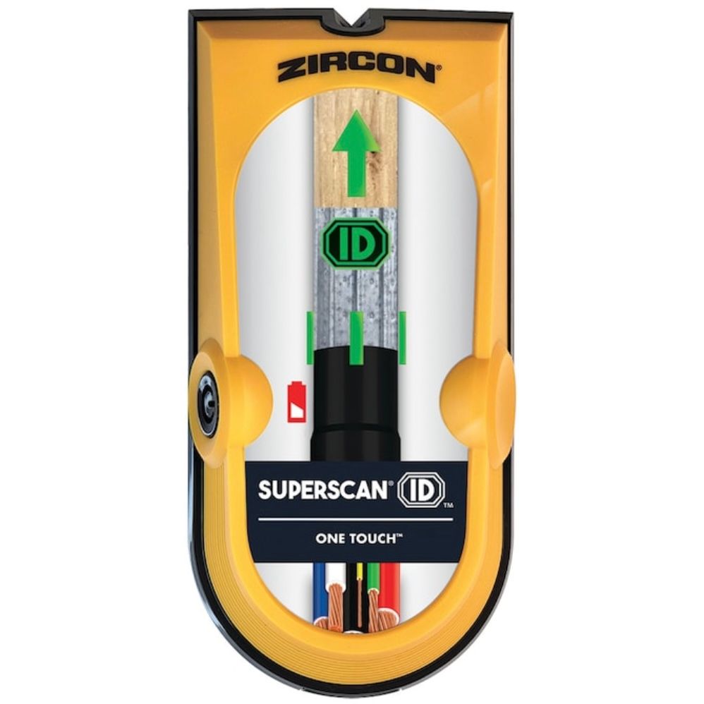 Zircon SuperScan 1.5in Metal and Wood Stud Finder