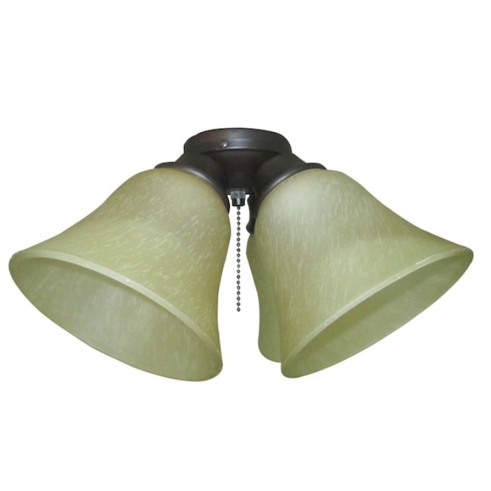 Harbor Breeze 4-Light Bronze Incandescent Ceiling Fan Light Kit