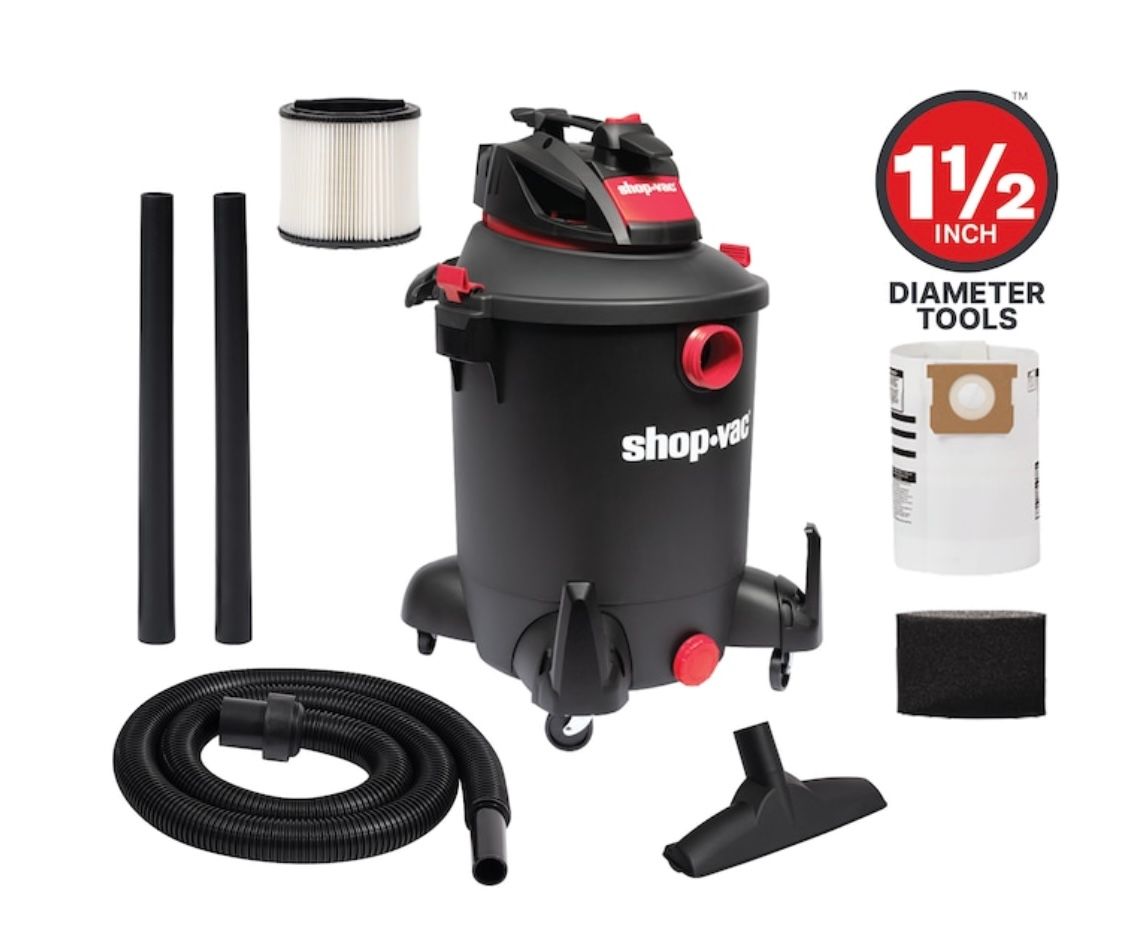 Shop vac 10 gallon 4.5 peak hp