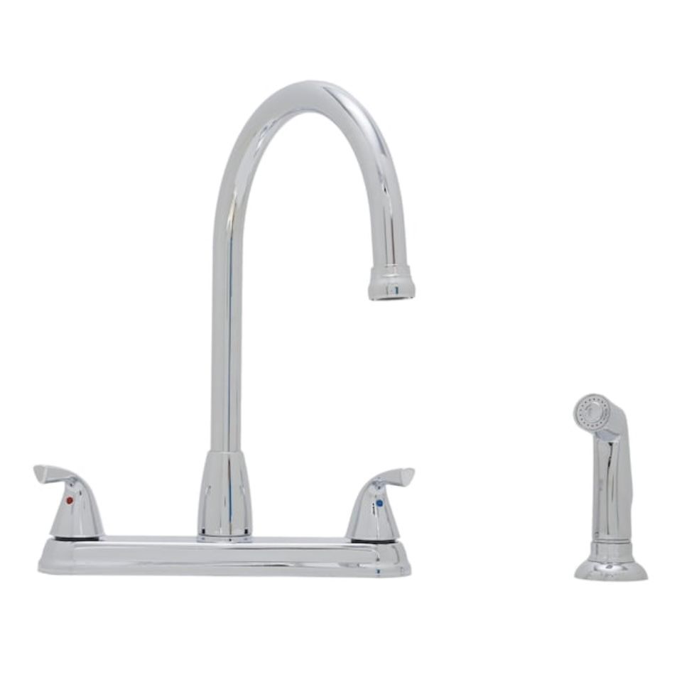 Project Source Chrome Kitchen Faucet with Side Spray