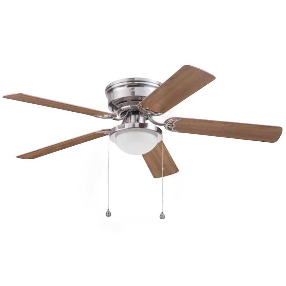 Harbor Breeze 52-in Brushed Nickel Indoor Ceiling Fan