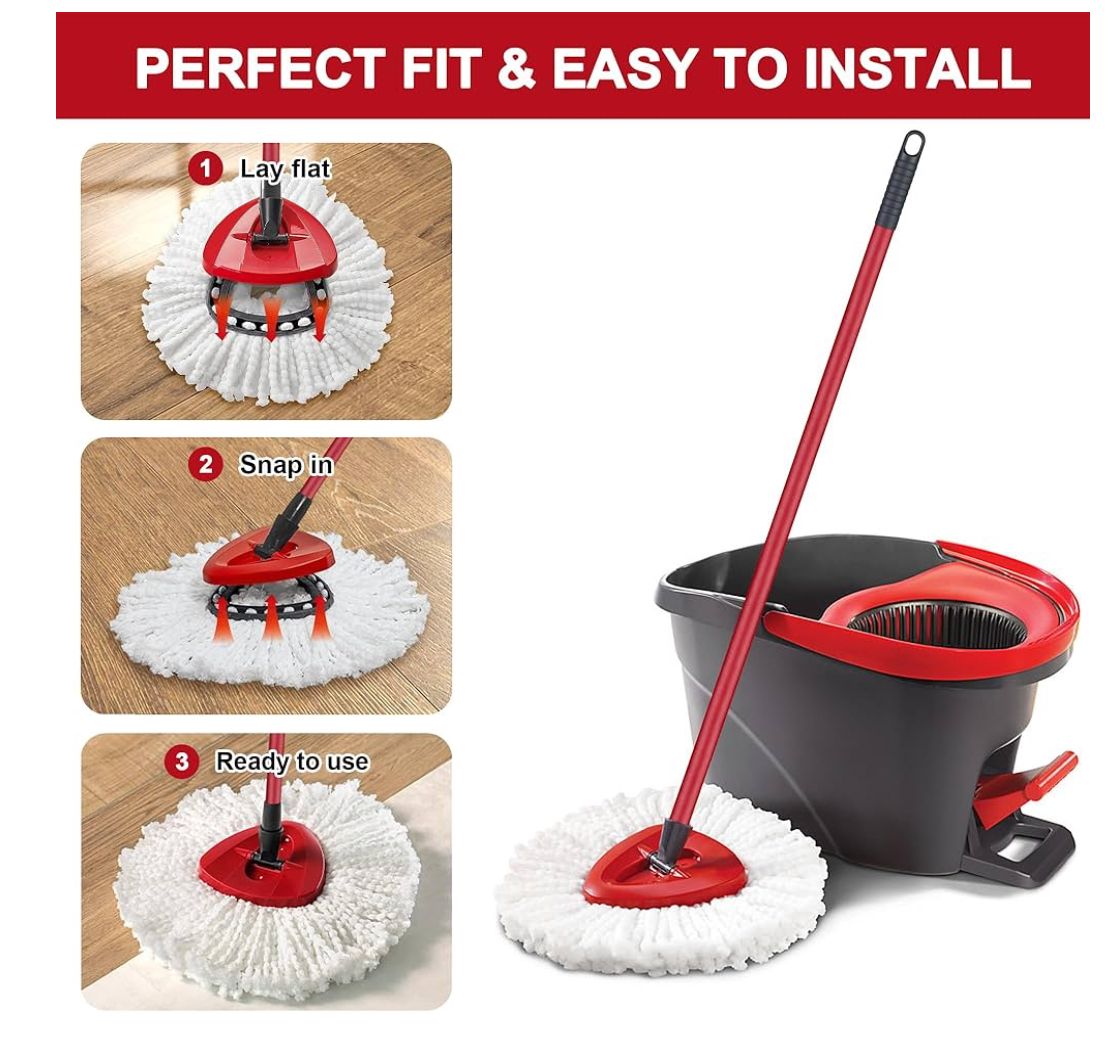 *REPLACEMENT MOP HEAD* For O Cedar Single Bucket