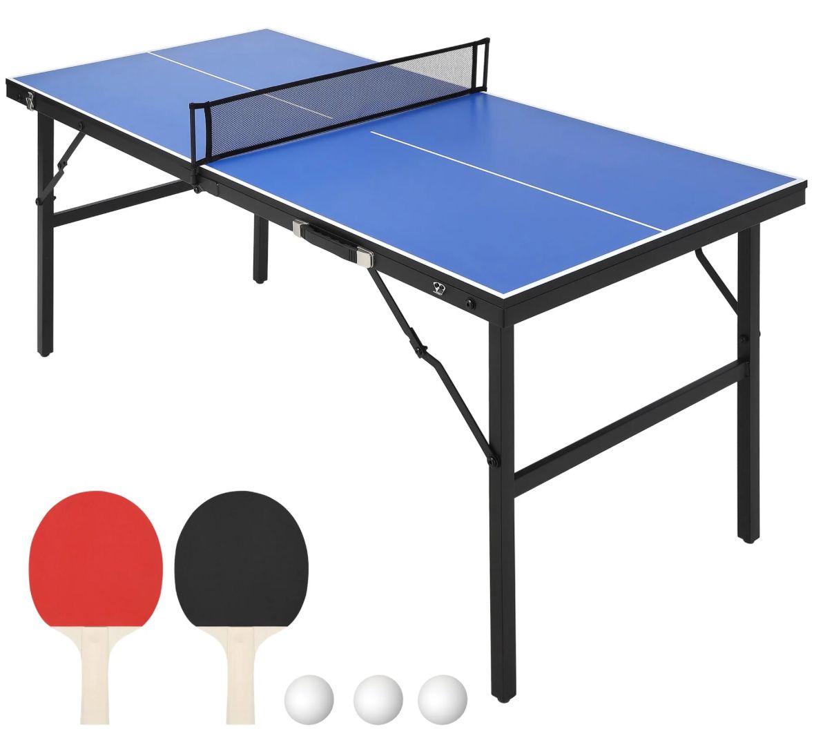Foldable table tennis ping pong table