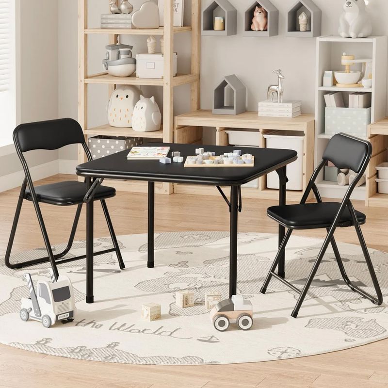 Safety First Table Kids Folding Table and Chairs Set