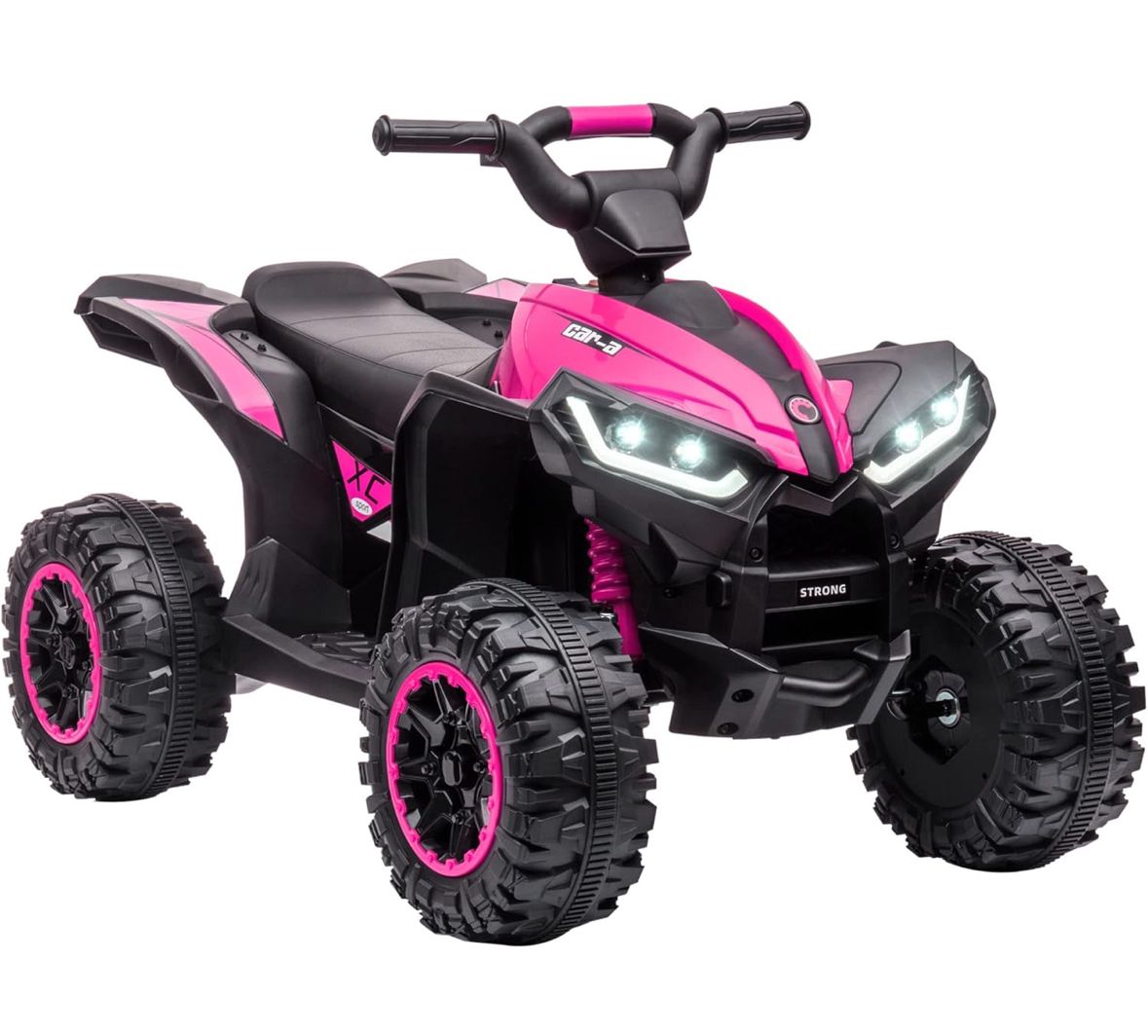 12v kids ride on four wheeler W/ parental controller - pink