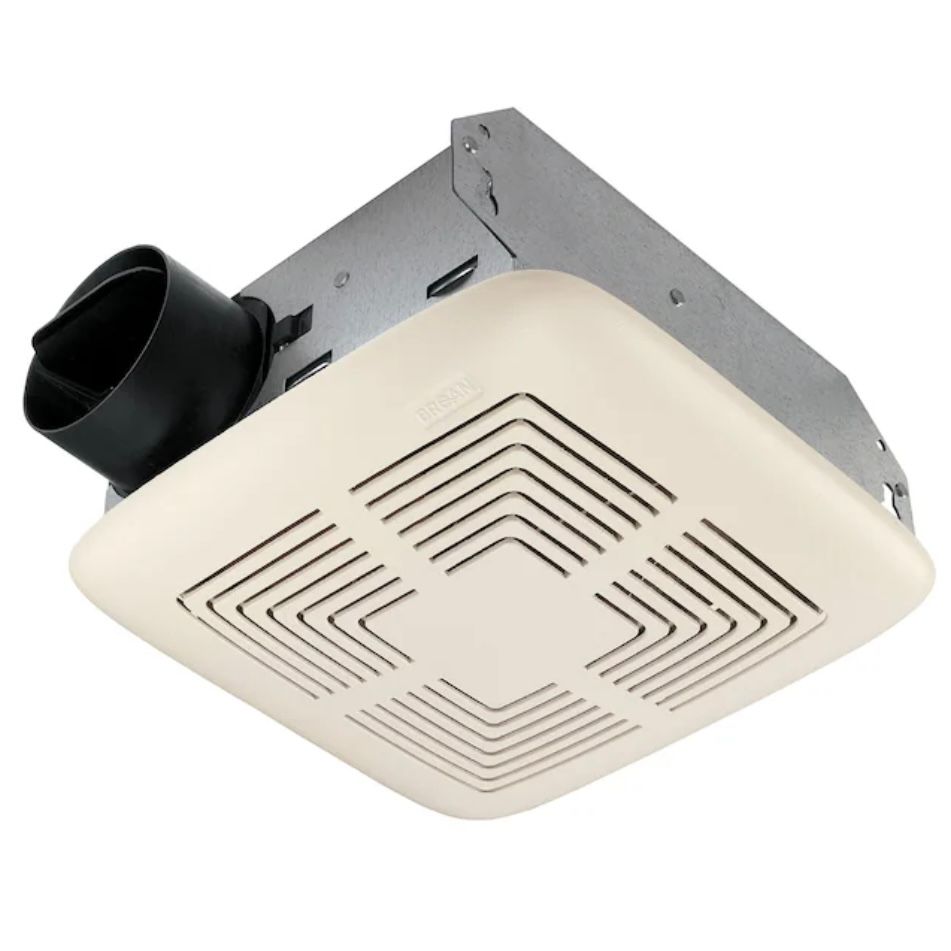 4-Sone 70-CFM White Bathroom Fan