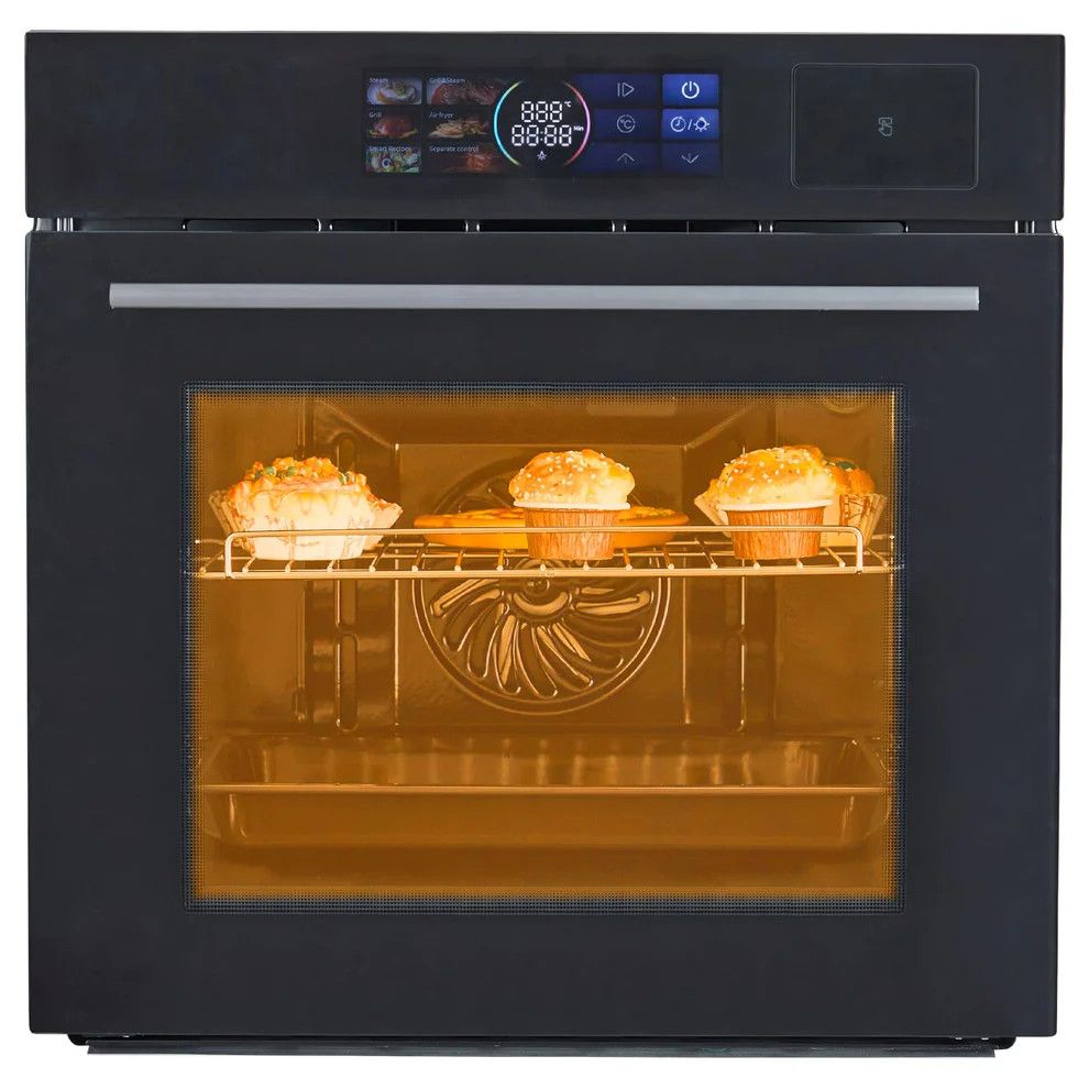 24&quot; Built-in Electric Wall Oven, 2.5Cu.ft Capacity 3000W Single Wall Oven