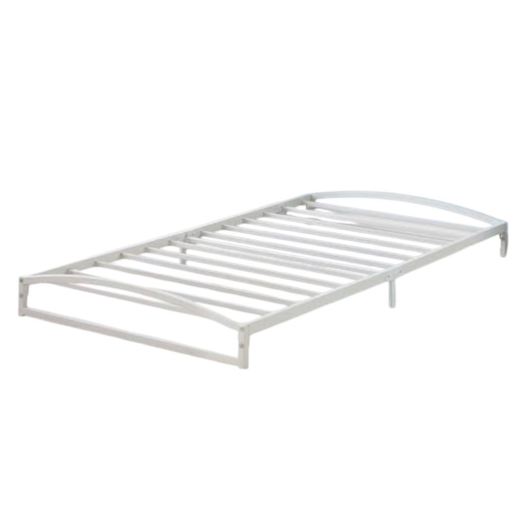 6-inch White Metal Mattress Foundation TWIN