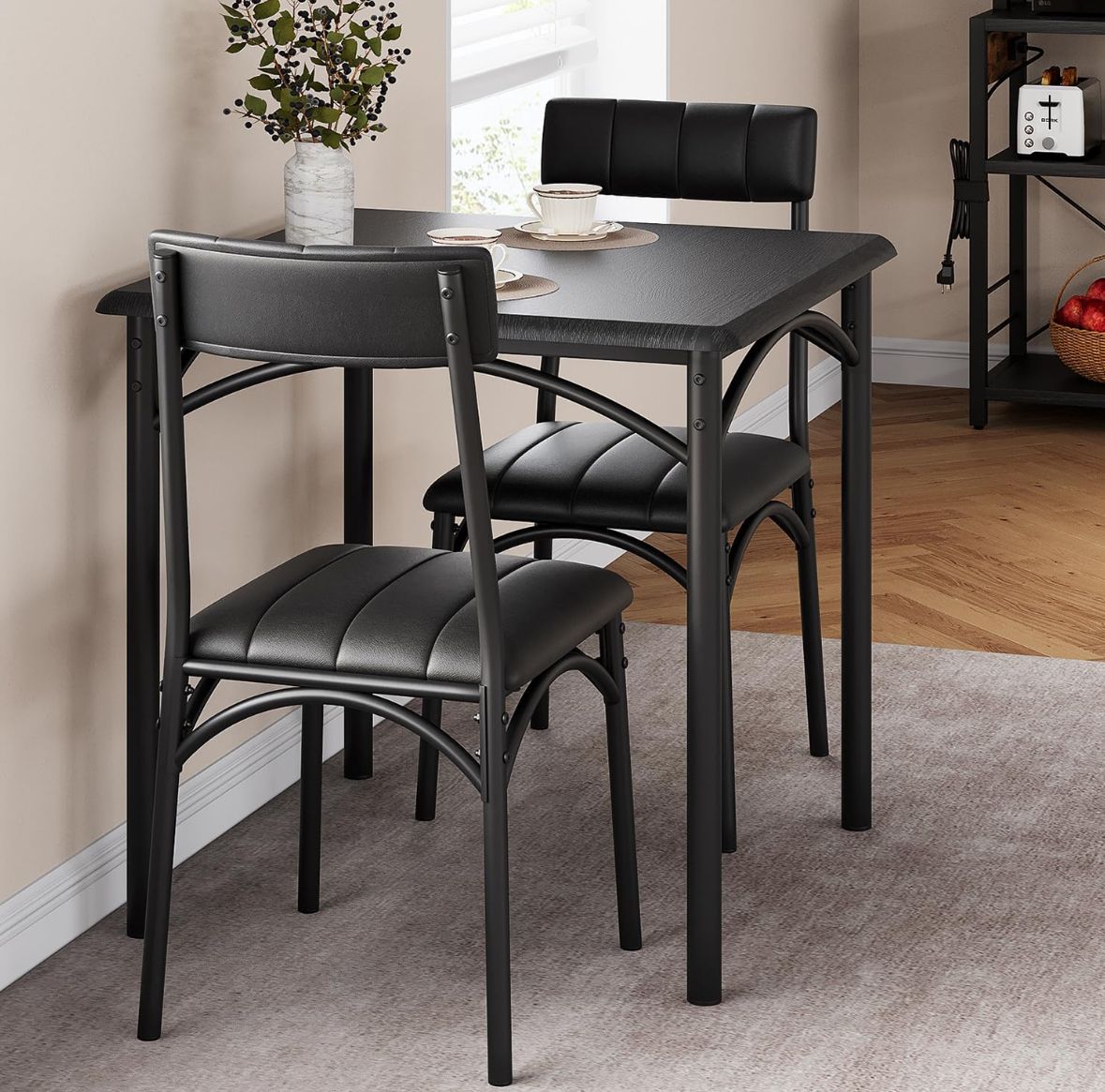 Dining table and 2 chairs